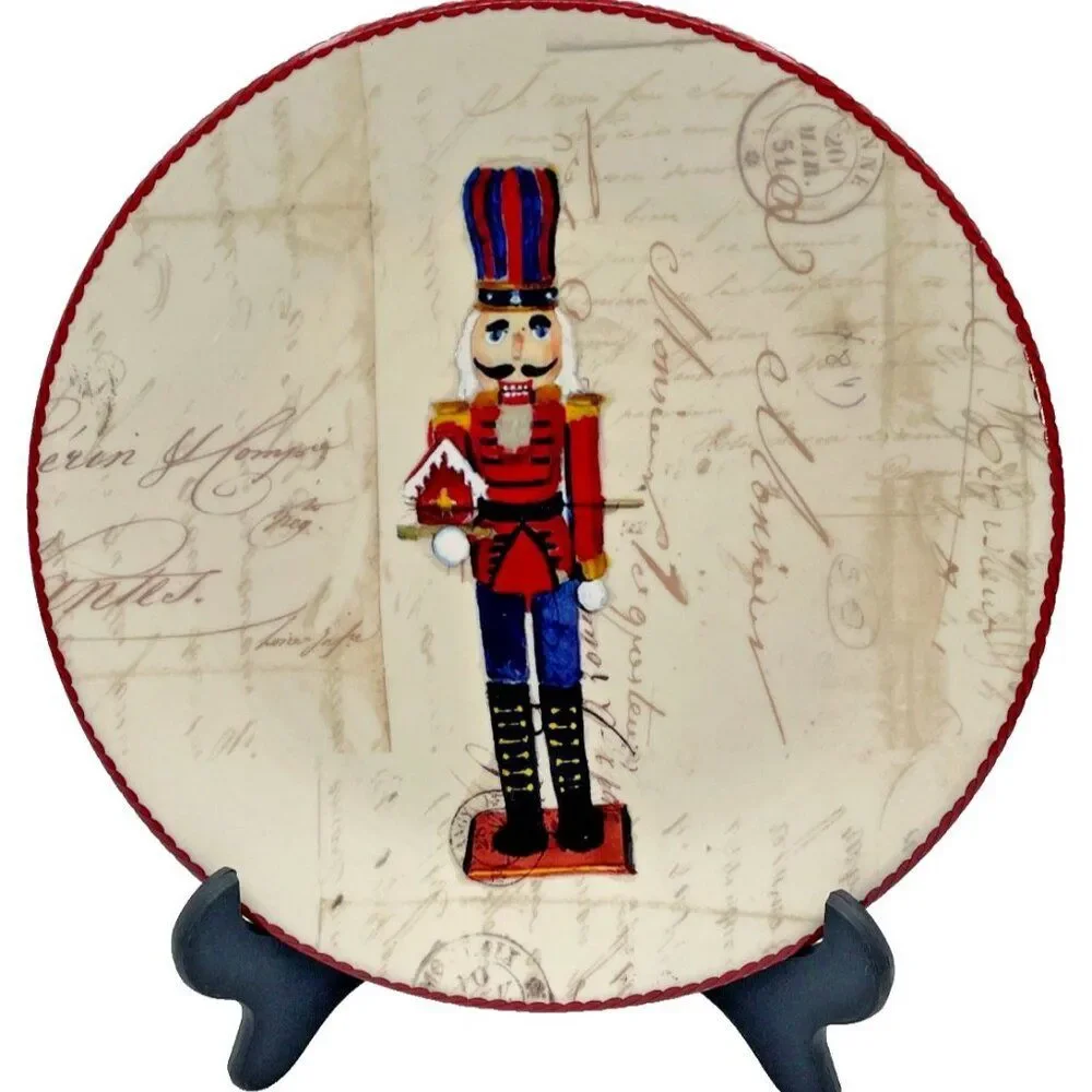 2 Williams Sonoma Nutcracker Salad Plate 8 1/2